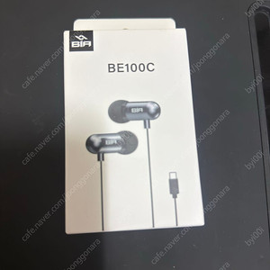 비아 BE100 C 타입 유선 인이어 이어폰 미사용 배포 1.5만