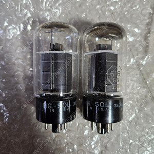 텅솔 6l6gb(5881), 미니와트 el84 진공관 판매합니다.