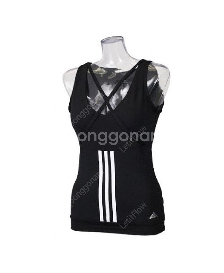 Adidas 아디다스 여성용 기능성 스포츠 슬리브리스 ...--0