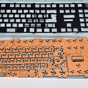 QK101 기판 (플렉스컷 RGB) + QK101 무보강용 ALU 보강판
