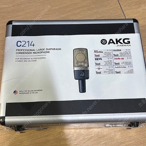 akg c214 콘덴서 마이크 판매합니다