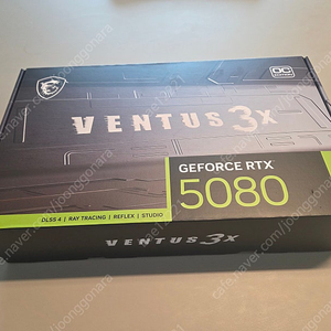 MSI RTX 5080 Ventus 3X OC plus 그래픽카드