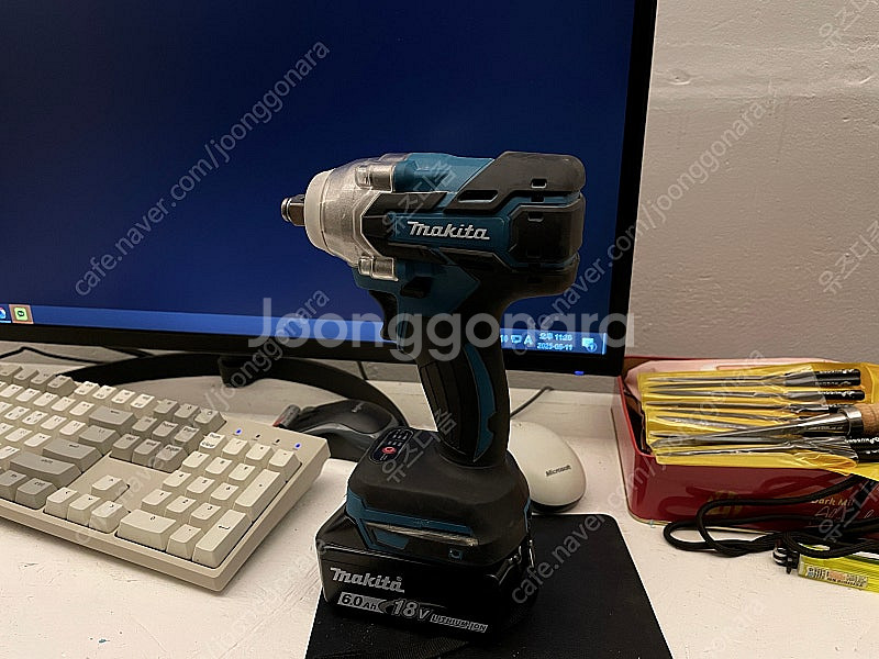 마끼다 dtw600 해외구매품 6ah 18v 리튬 배터...--0