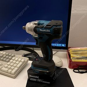 마끼다 dtw600 해외구매품 6ah 18v 리튬 배터리 포함 / 전동 드릴 충전 임팩
