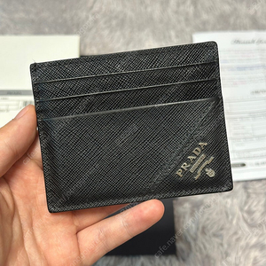 [풀구성] 프라다 사피아노 카드지갑