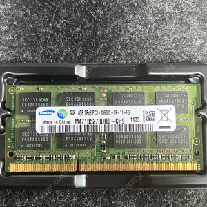 삼성 노트북 메모리 DDR3 PC3 10600S 4G 1EA, DDR3 PC3L-12800S 4G 1EA