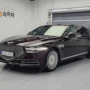 70,465 km 제네시스 G90 중고 제네시스 중고 5.0 GDI AWD 프레스티지 중고차싸게사기 당일 출고 빨간색