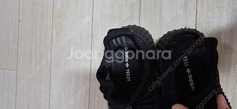 이지부스트 브레드 350 인펀트 130사이즈 팝니다--4