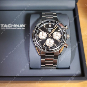 [판매] 태그호이어 까레라 크로노그래프 글라스박스39MM(검판)