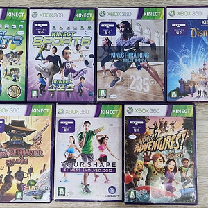 엑스박스360(XBOX360) 키넥트게임 저렴하게 판매합니다.