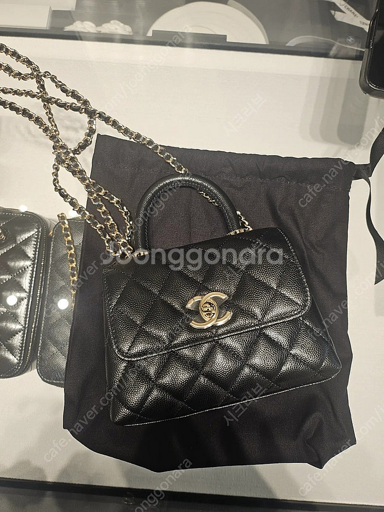 코코핸들 미니 블랙 캐비어(미개봉새제품)--0