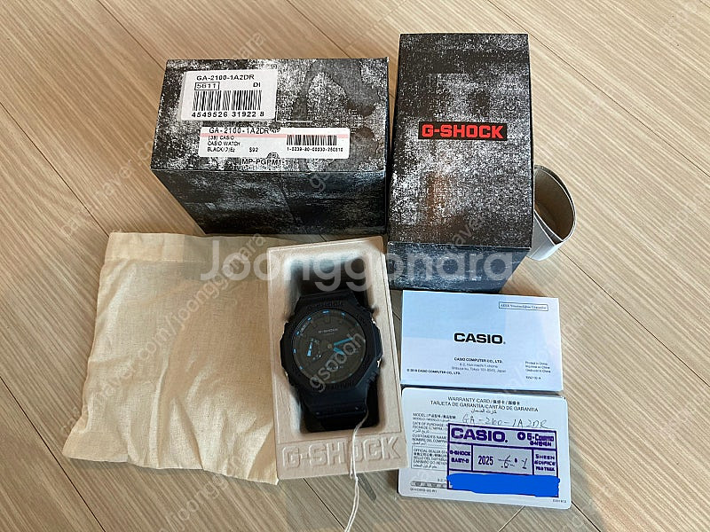 지샥 비얄오크 GA-2100-1A2DR 국내 백화점 새...--0