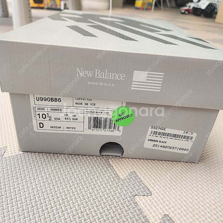 뉴발란스 990v6 트리플블랙 285 (U990BB6)...--6