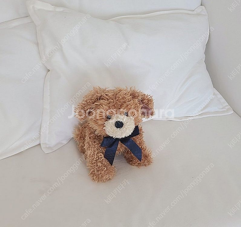 보이즈베어 빈티지 리본 강아지 인형 고전 테디베어 소품...--0