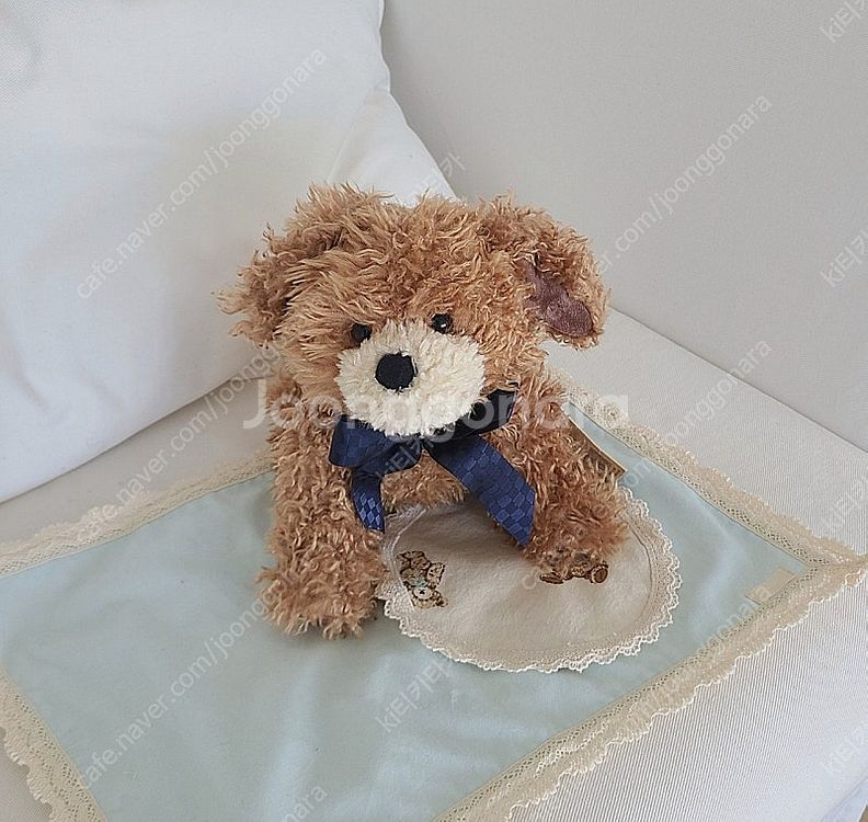 보이즈베어 빈티지 리본 강아지 인형 고전 테디베어 소품...--1