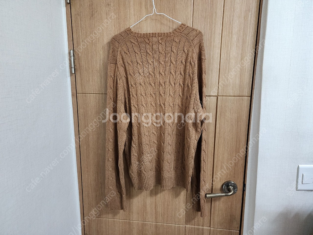 (L)폴로 꽈배기 니트--3