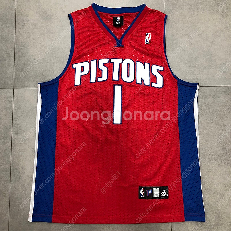 아디다스 nba 디트로이트피스톤 아이버슨 농구 저지--0