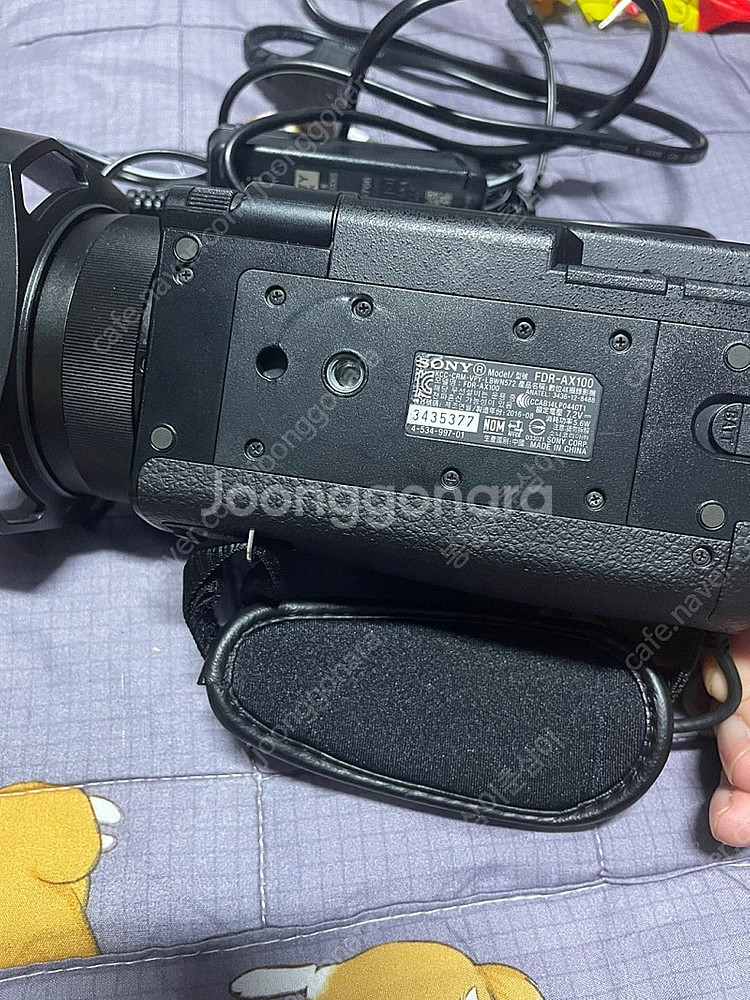소니 4K FDR-AX100 캠코더--2
