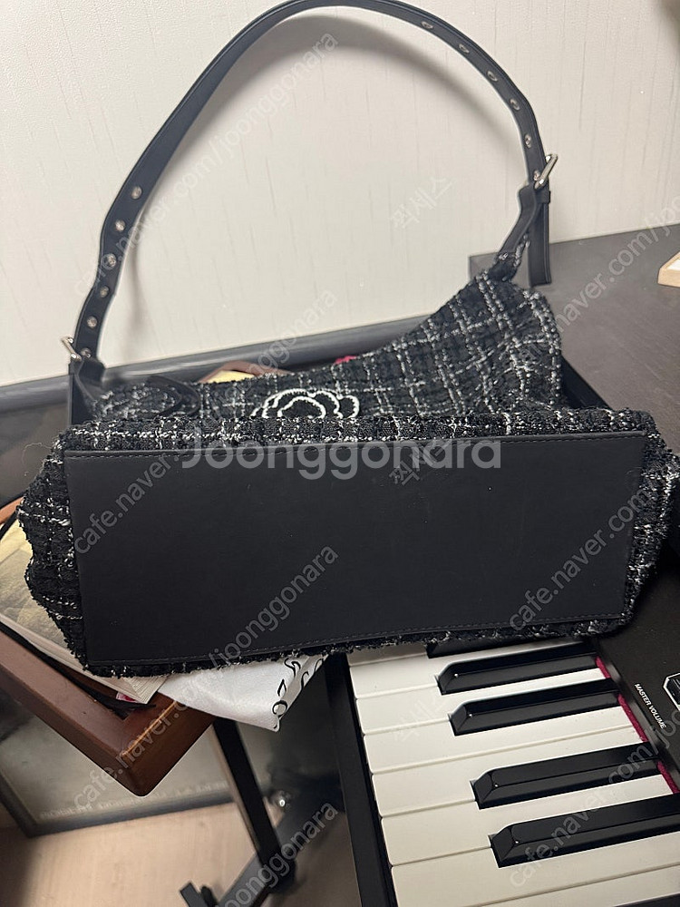 홀리러브스러브 트위드백 Fudge Bag [Black ...--6
