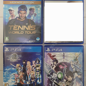 [PS4 중고] 테니스 월드 투어, 소드 아트 온라인 할로우 리얼라이제이션, 소드 아트 온라인 천년의 황혼, 파이널 판타지7 리메이크, 피파20, 페르소나5 택티카 팝니다.