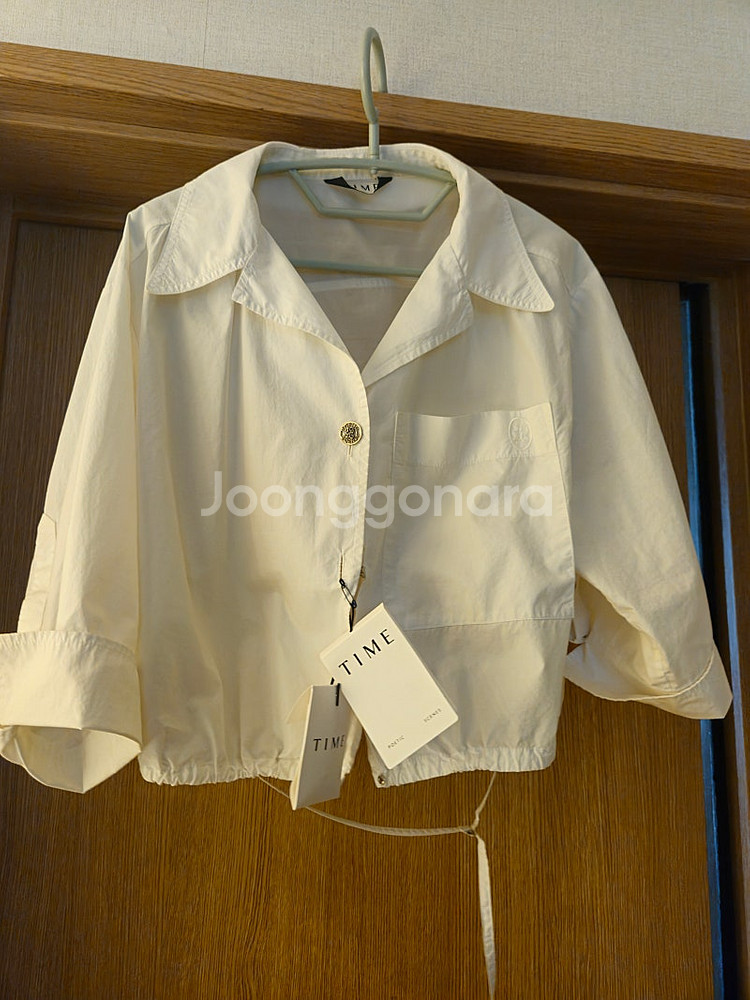 타임 오픈칼라 포켓 셔츠 F--0