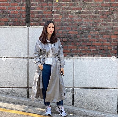 새상품 DKNY 도나카란 문정원 바람막이 롱 자켓 S ...--1