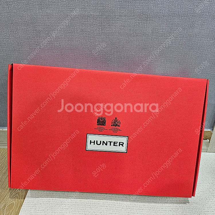 헌터 오리지널 톨 레인부츠 230 블랙색상--4