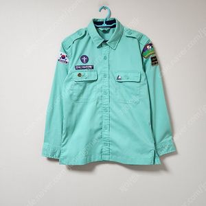 6호 4학년 컵스카우트 신형 동복 상의 카라넥 남방셔츠