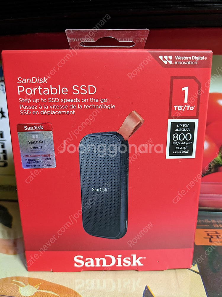 # 샌디스크 Portable SSD E30 (1TB, BLACK)--0