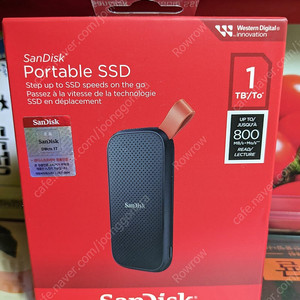 # 샌디스크 Portable SSD E30 (1TB, BLACK)