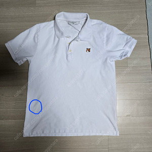 메종키츠네 폭스 패치 폴로 반팔 티셔츠 (정품)