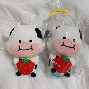 말랑카우 싯팅 인형 딸기 말랑이 인형 한정판