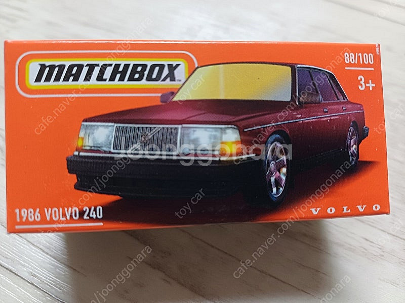 매치박스 볼보 VOLVO 240 버건디 다이캐스트 레어...--0