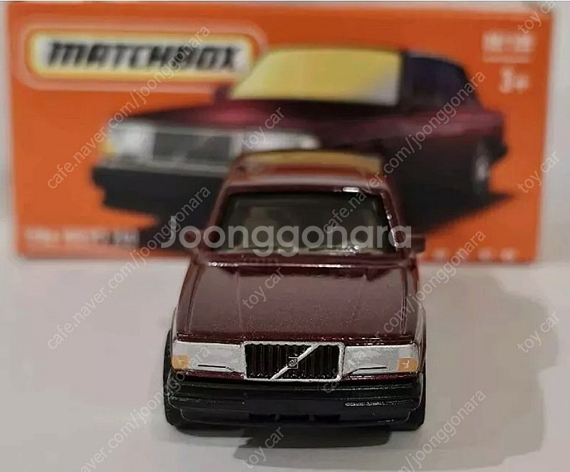 매치박스 볼보 VOLVO 240 버건디 다이캐스트 레어...--5