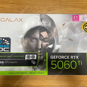 GALAX 지포스 RTX 5060 Ti WHITE OC D7 8GB
