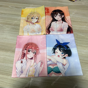 렌탈여친 여친빌리겠습니다 미소녀 피규어 태피스트리 포스터 방꾸