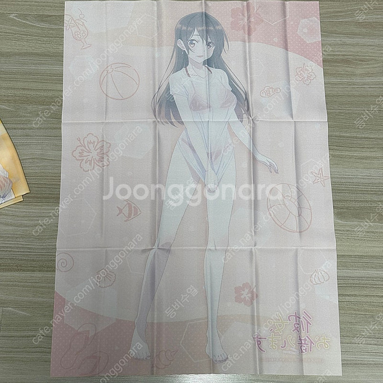 렌탈여친 여친빌리겠습니다 미소녀 피규어 태피스트리 포스...--2