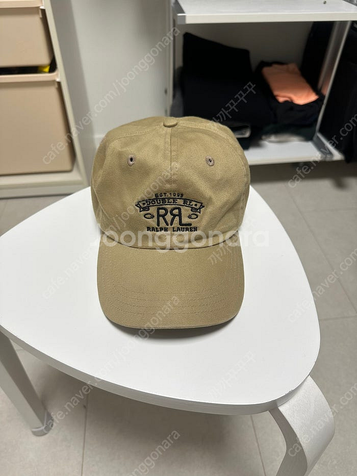 폴로 더블알엘 RRL 랜치 로고 트윌 볼캡 카키 색상--3