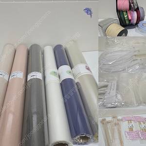 꽃다발 포장지 선물 공예 식물 자재 원예 비누꽃 생화