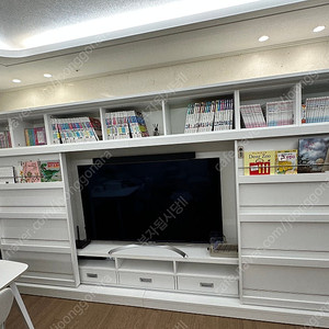 에든가구 tv책장 (슬라이딩 책장) 거실서재화 추천