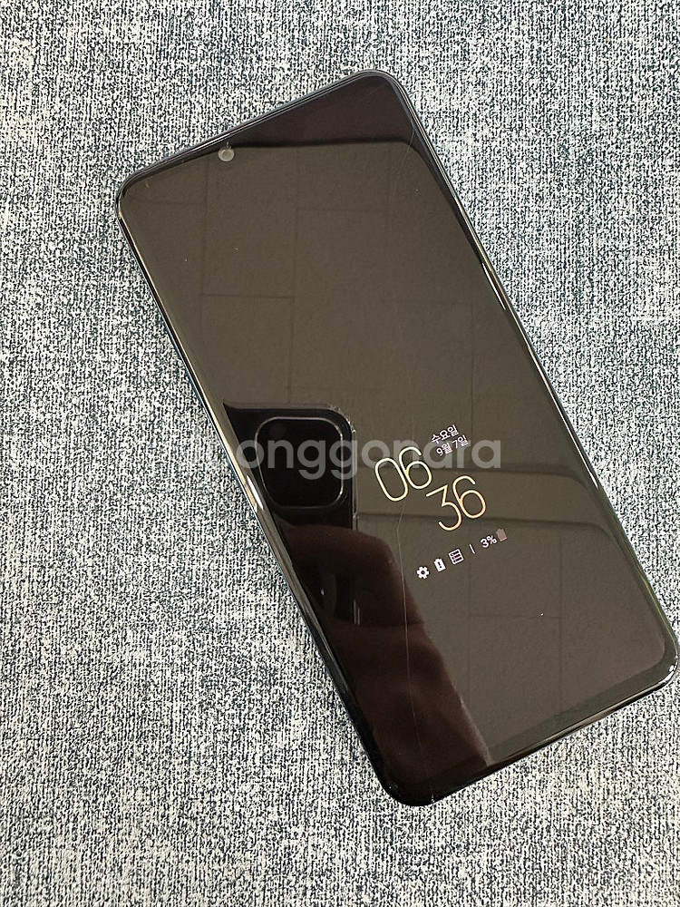 LG G8 128G 블루 액정금간 단말기 서브용 게임용...--5