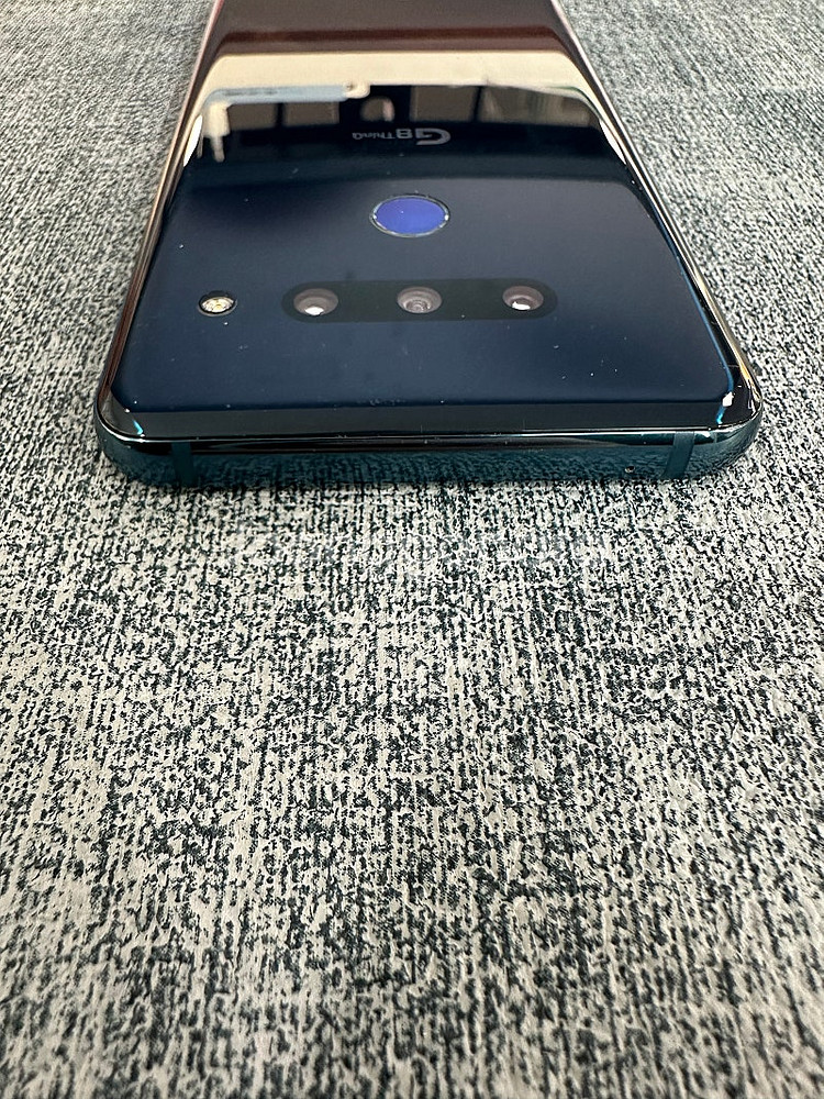 LG G8 128G 블루 액정금간 단말기 서브용 게임용...--6