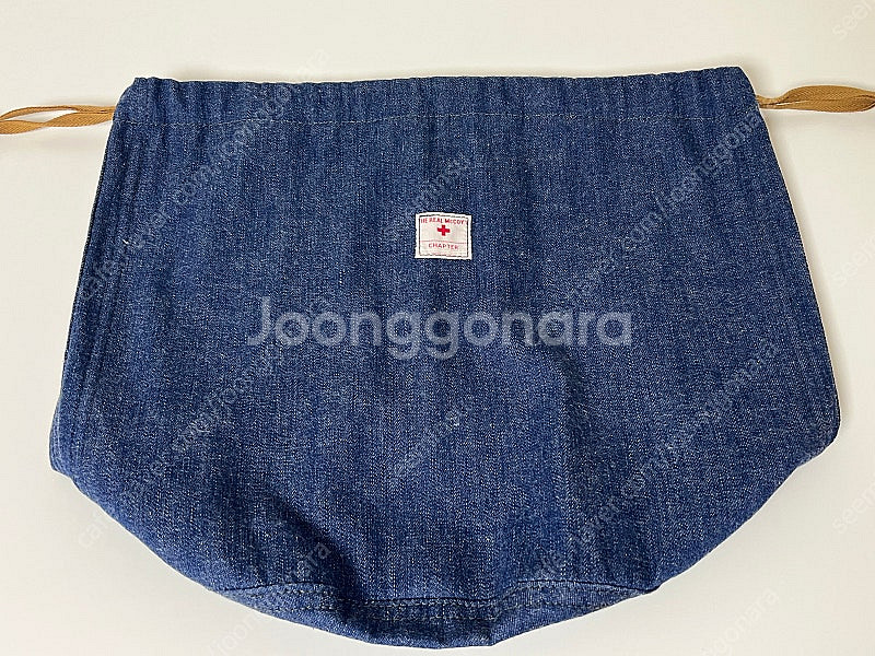 리얼맥코이 데님 파우치 백 새제품--2