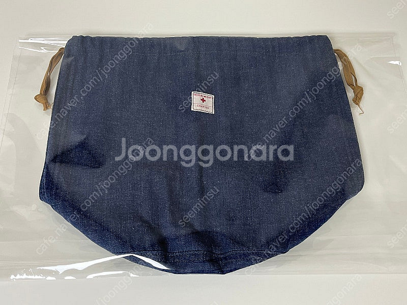 리얼맥코이 데님 파우치 백 새제품--3