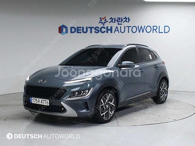 현대 코나 중고 더 뉴 코나 중고자동 파란색 2022년...--0