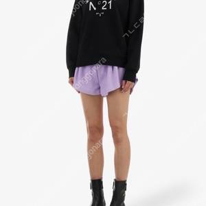 msgm 새상품 라이트퍼플 숏팬츠 xs 정가29만대