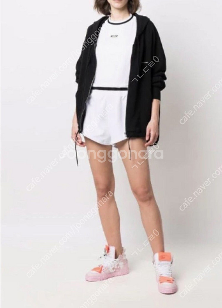 msgm 새상품 화이트 숏팬츠 xs 44-55 정가10...--1