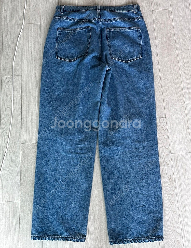 스테디에브리웨어 sew 릴렉스드 데님 팬츠 미디엄블루 ...--0