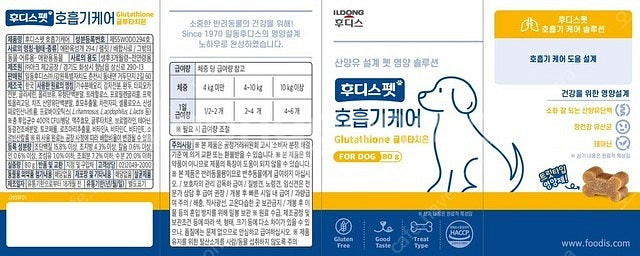 [새제품] 후디스펫 강아지 호흡기케어 영양제 / 산양유...--8