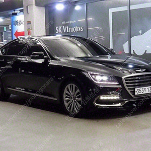 제네시스 중고자동차 제네시스 G80 중고 G80 중고차 검정색 2019년식 3.8 GDI AWD 프레스티지 중고차카페